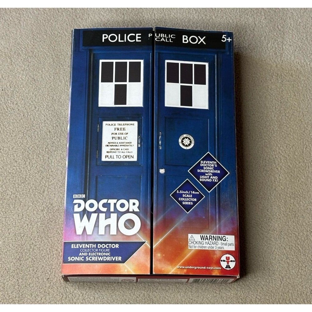New Underground Toys Doctor Who 2011 Eleventh Doctor Figure & Sonic Screwdriver